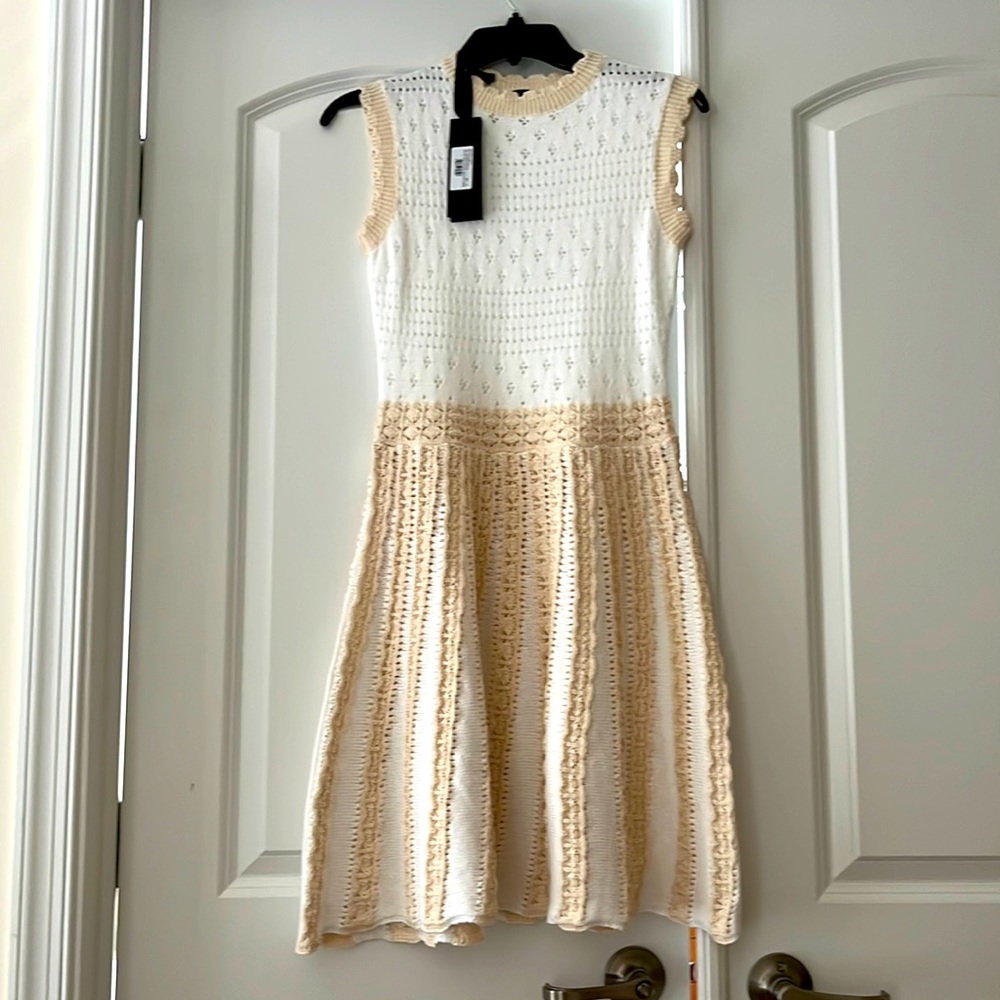 Brand New Pinko Crochet Dress XS made in Italy